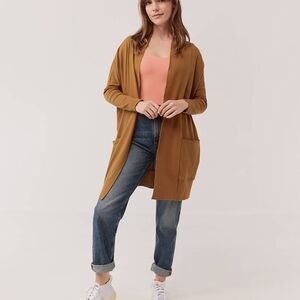 Pact Brooklyn Earplane Cardigan 100% Organic Cotton, Size XL -‎ XXL